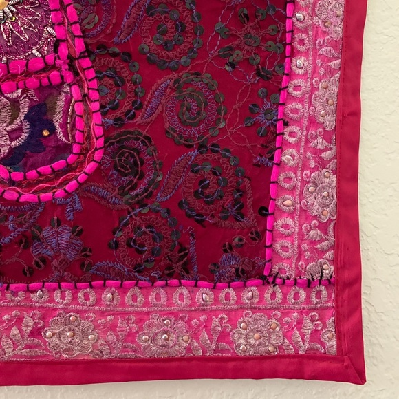 Embroidered Bohemian Style Wall Hanging - Picture 8 of 8